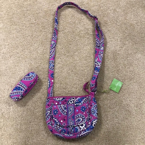 Vera Bradley Handbags - New Vera Bradley crossbody Lizzy bag boysenberry